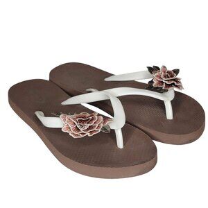 PICK 3 FOR $20 Joyfolie Flip Flops Sandals & Pink Rose Flower Girls Youth 5/6